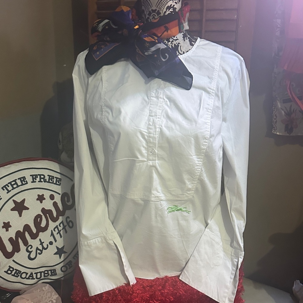 Longchamp White Blouse